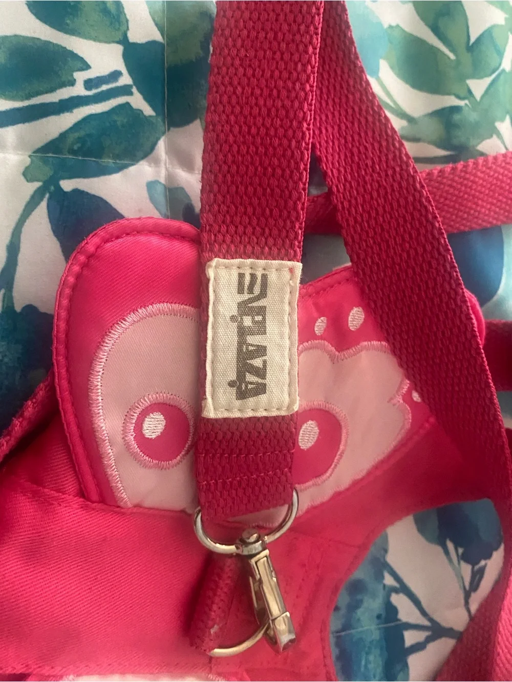 Kids Pink Butterfly Safety Harness with Leash - Adjustable Child Harness